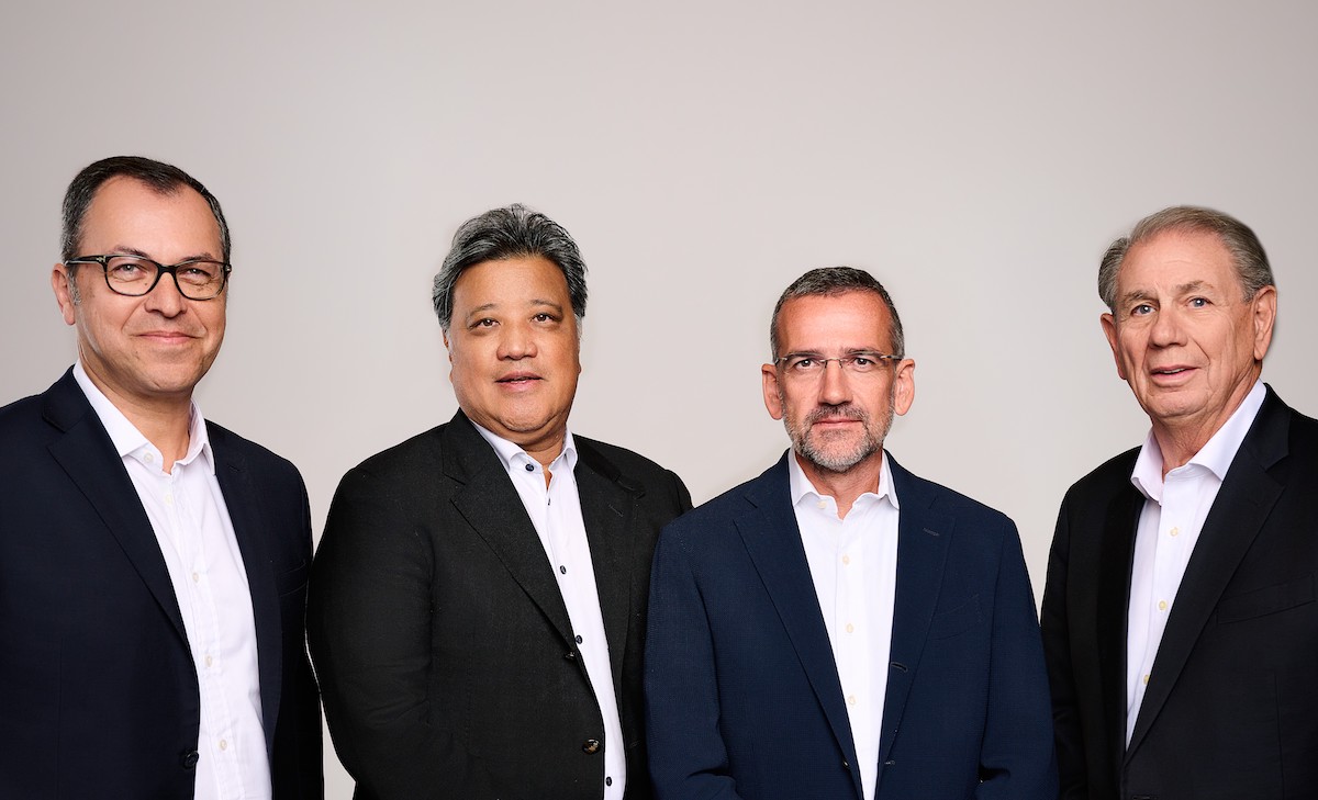 Waramaug HospitalityL to R CEO Ferit Ferhangil Co-Vice Chairman Leslie Ng Co-Vice Chairman Evren Unver and Chairman Paul 