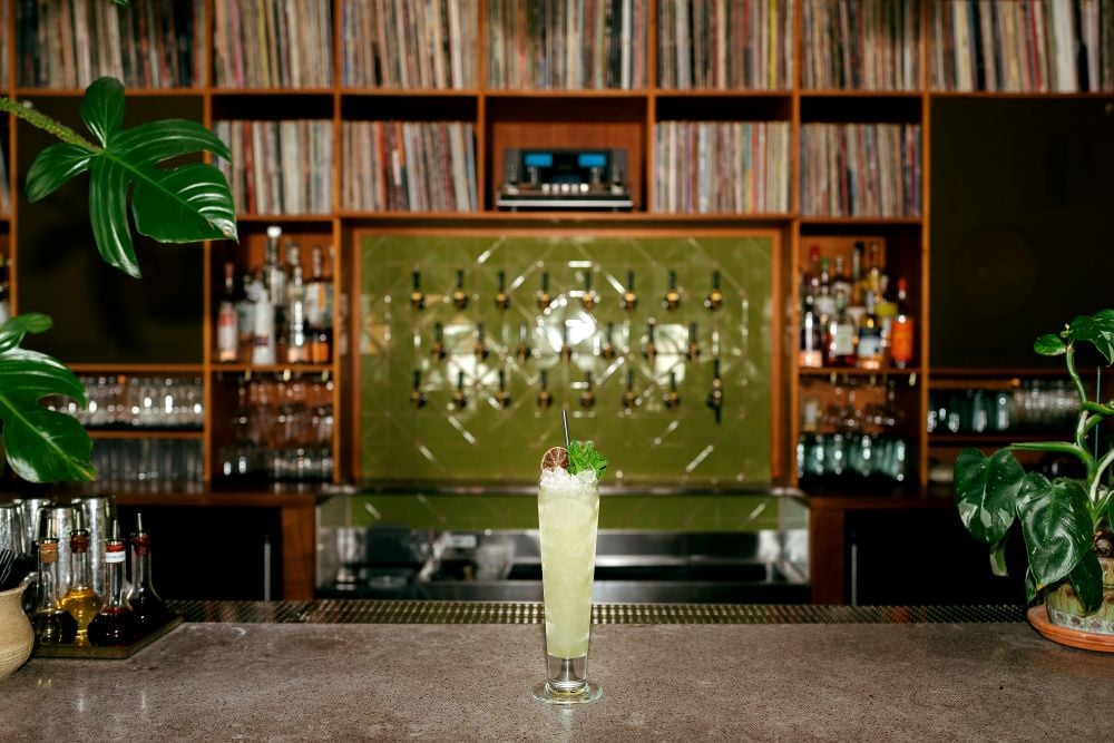 mixers in the bar