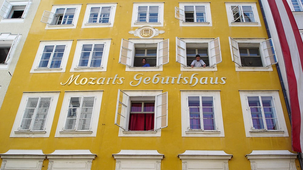 Mozarts birthplace Geburtshaus