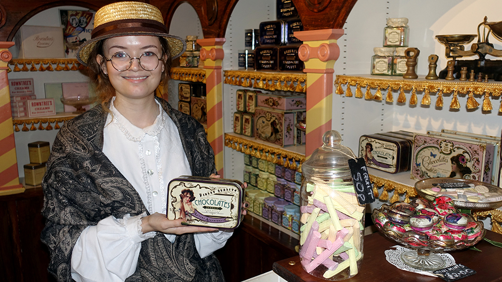 The old-time sweet shop in Yorks Castle Museum