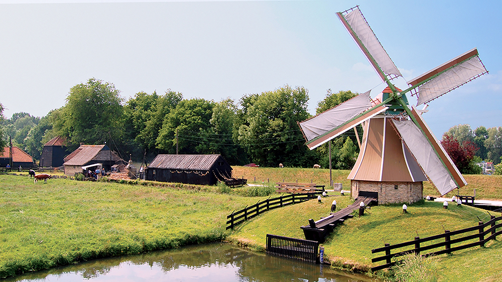 Windmill at the Zuiderzee Museum