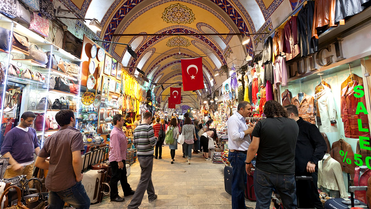 The Grand Bazaar in Istanbul Turkiye