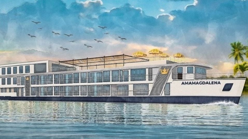 The new AmaMagdalena will begin sailing Colombias Magdalena River in 2024