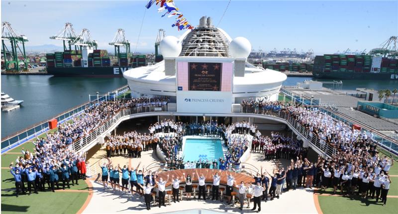 Princess Cruises restarts sailing from the Port of Los Angeles