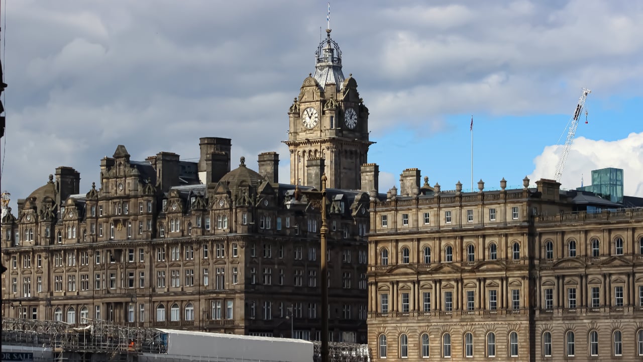 Edinburgh city scene