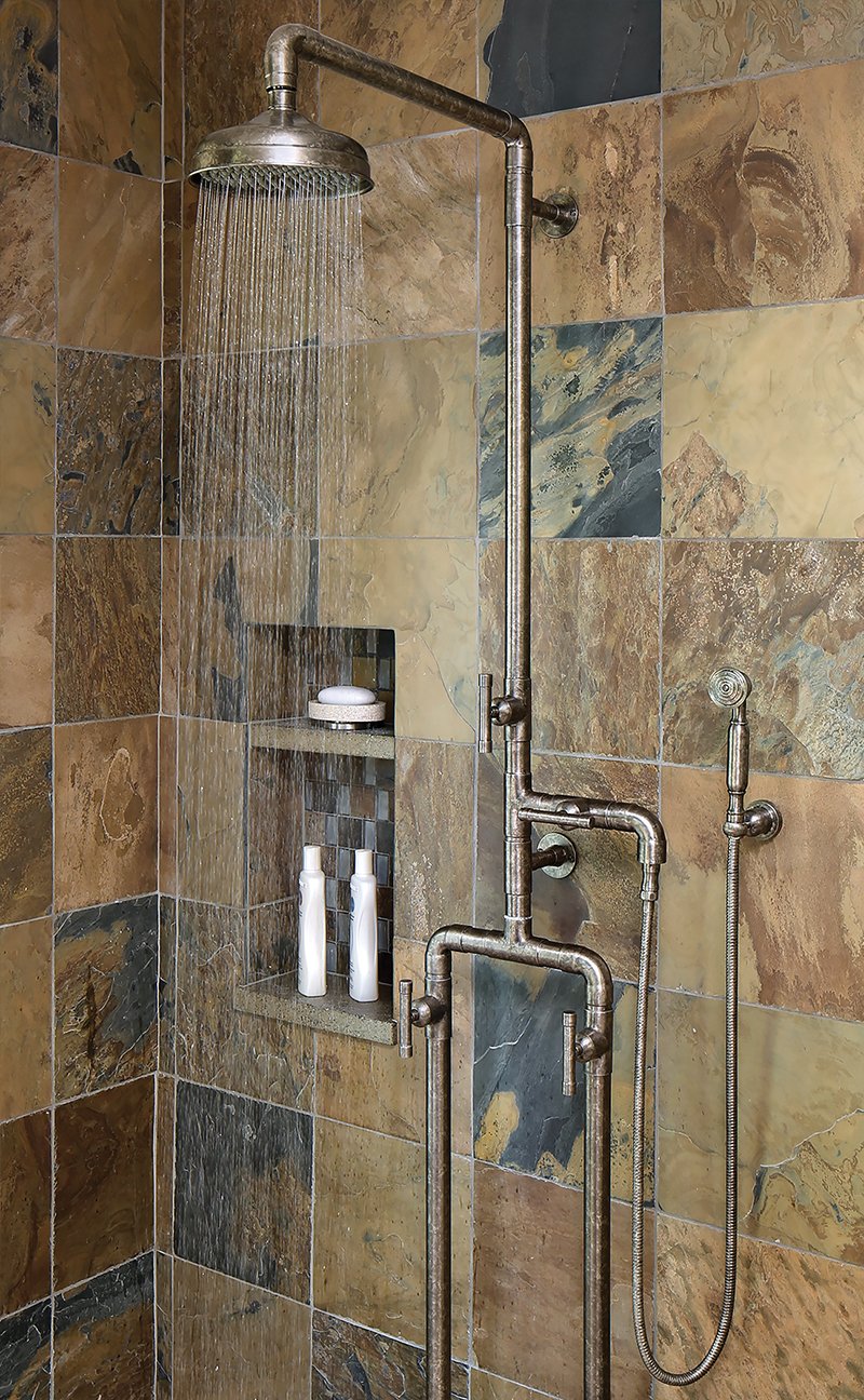 WaterBridge exposed shower system