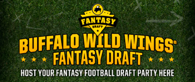 buffalo wild wings fantasy football draft 2022