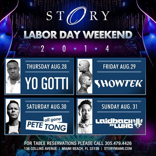 Story Nightclub Labor Day Weekend