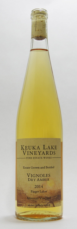 2014 Keuka Lake Vineyards Dry Amber Vignoles - Orange wines