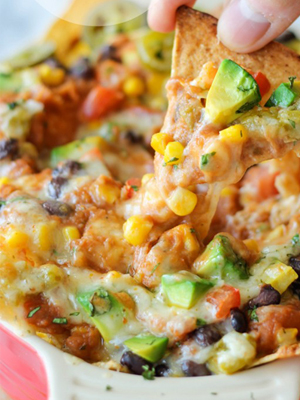 Loaded Nachos recipe - National Happy Hour Day food and cocktail recipes