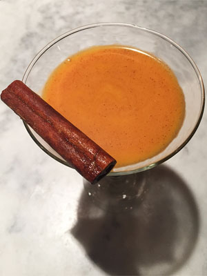 Park Pumpkin Spice Martini cocktail recipe - National Happy Hour Day food and cocktail recipes
