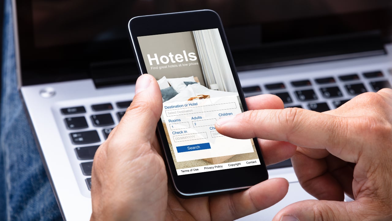 A hotel booking app