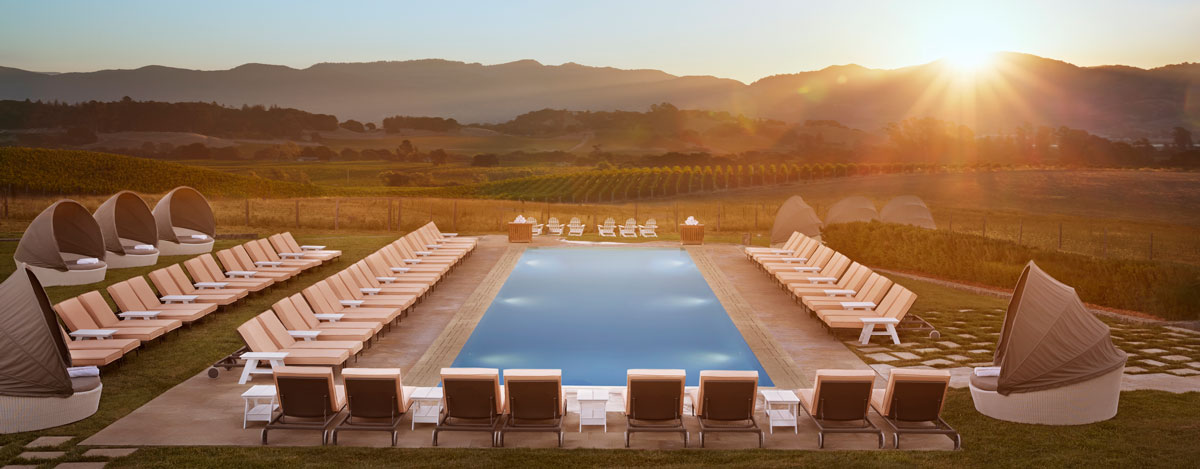 Carneros Resort and Spa implements Alice suite