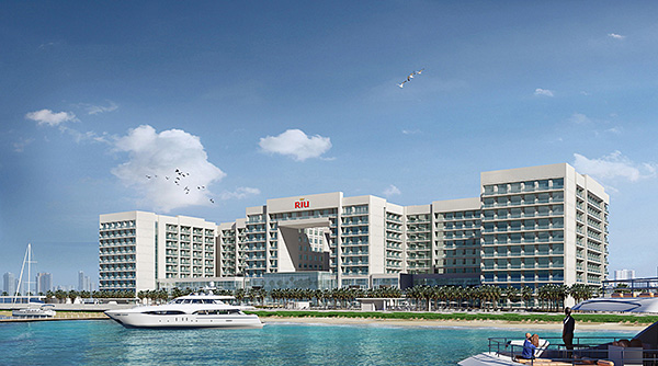 As part of a Dh385-million deal Bin Ladin Contracting Group will construct the new Riu water park resort on the Deira Island