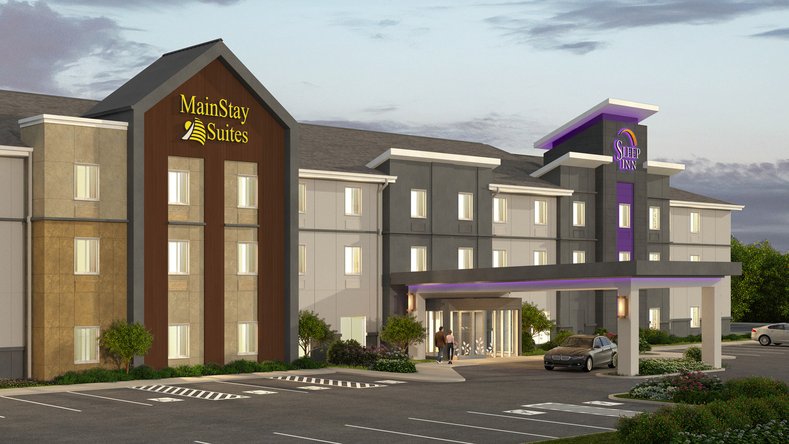 The new property officially opened at the St Louis Airport and more thanthan 70 Sleep Inn and MainStay Suites dual-brand 