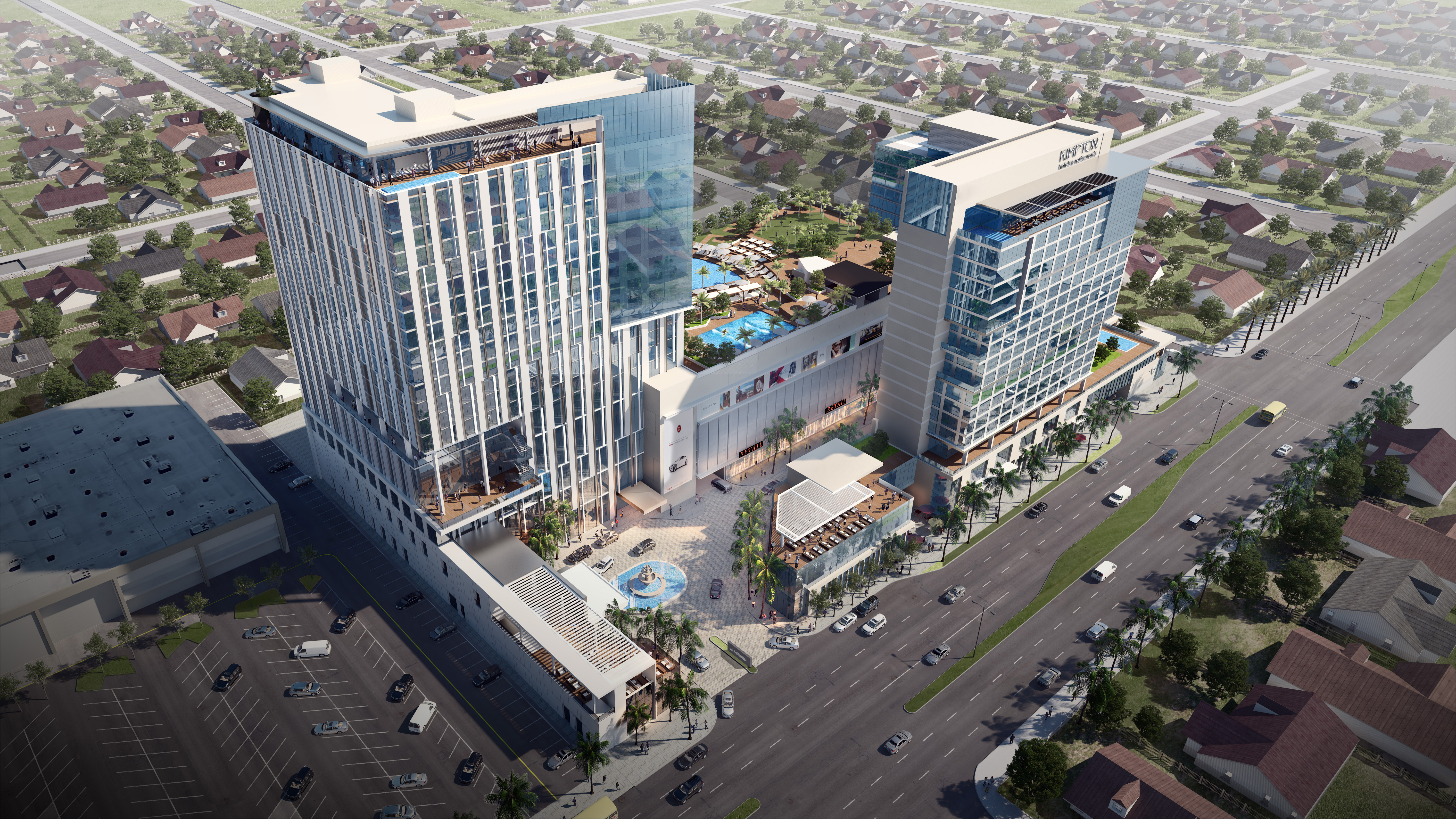 The mixed-use development will be located in the Grove District Anaheim Resort area in the city of Garden Grove Calif