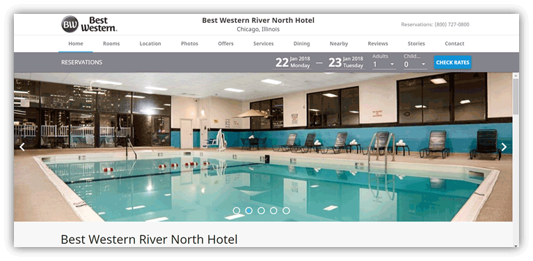 Chicago Best Western launches new website