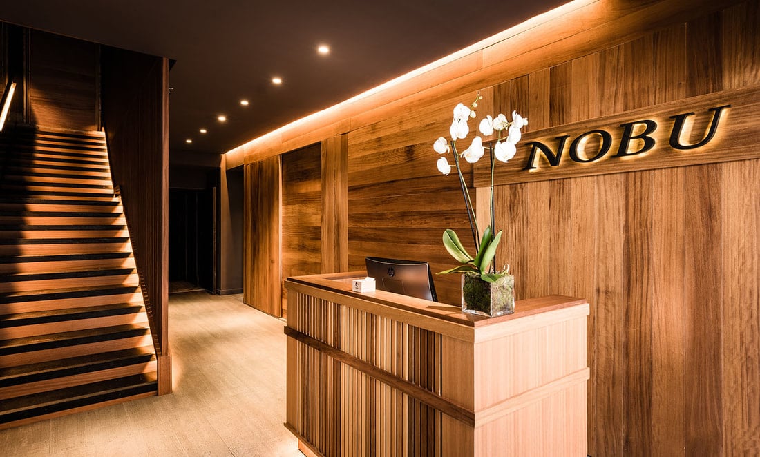 Nobu Hospitality the hotel and restaurant company founded by chef Nobu Matsuhisa Oscar-winning actor Robert De Niro and fil