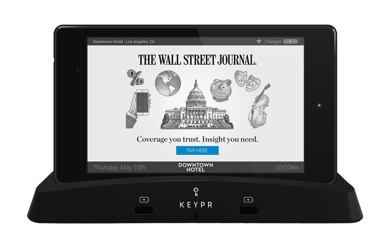 KEYPR Dow Jones partner to deliver The Wall Street Journal to hotels