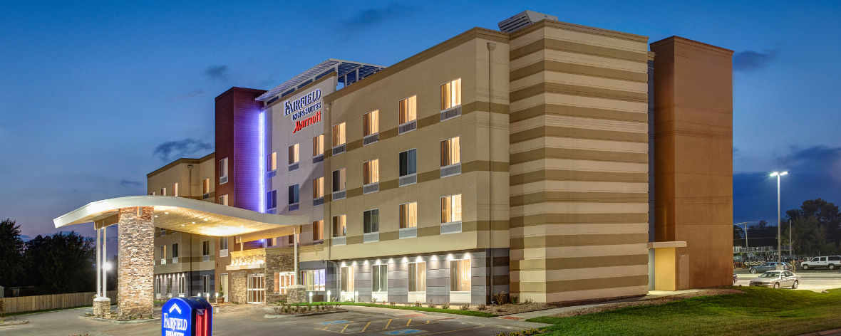 The Fairfield Inn  Suites Alexandria will operate as a Marriott franchise owned by Alexandria Hotel Group and managed by Am
