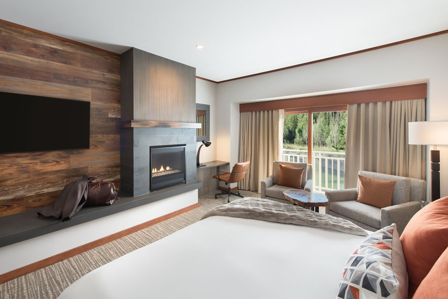 How contemporary mountainside concept influenced Salish Lodge  Spas guestroom renovation