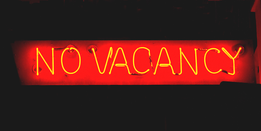 no vacancy