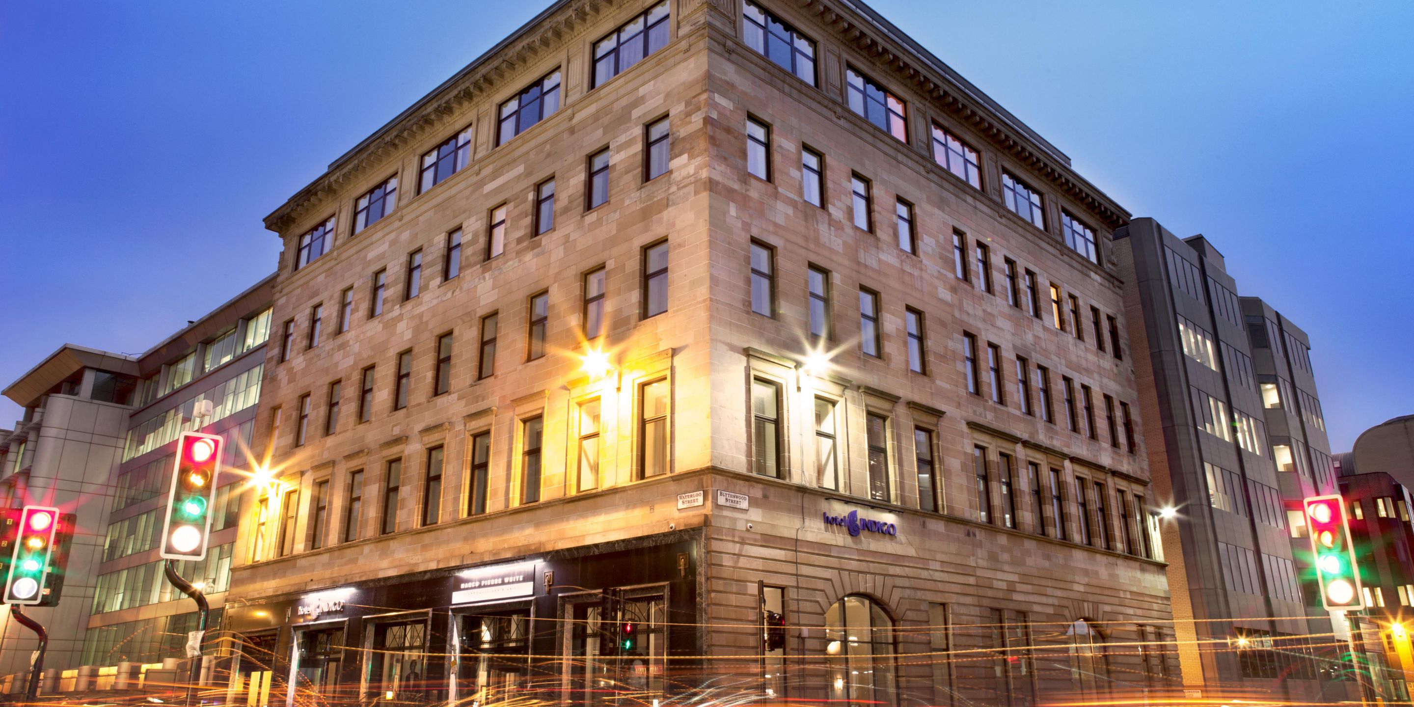 Glasgows Maven Capital Partners is selling the Hotel Indigo Glasgow in the center of the citys financial services district
