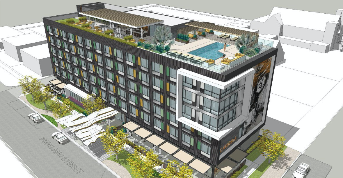 Slated to open ahead of schedule in late 2019 the seven-story 127-room hotel will be the third Cambria property to enter th
