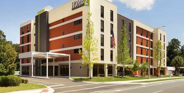 The 95-room Home2 Suites by Hilton Gainesville was completed in 2016 and is located near the University of Florida