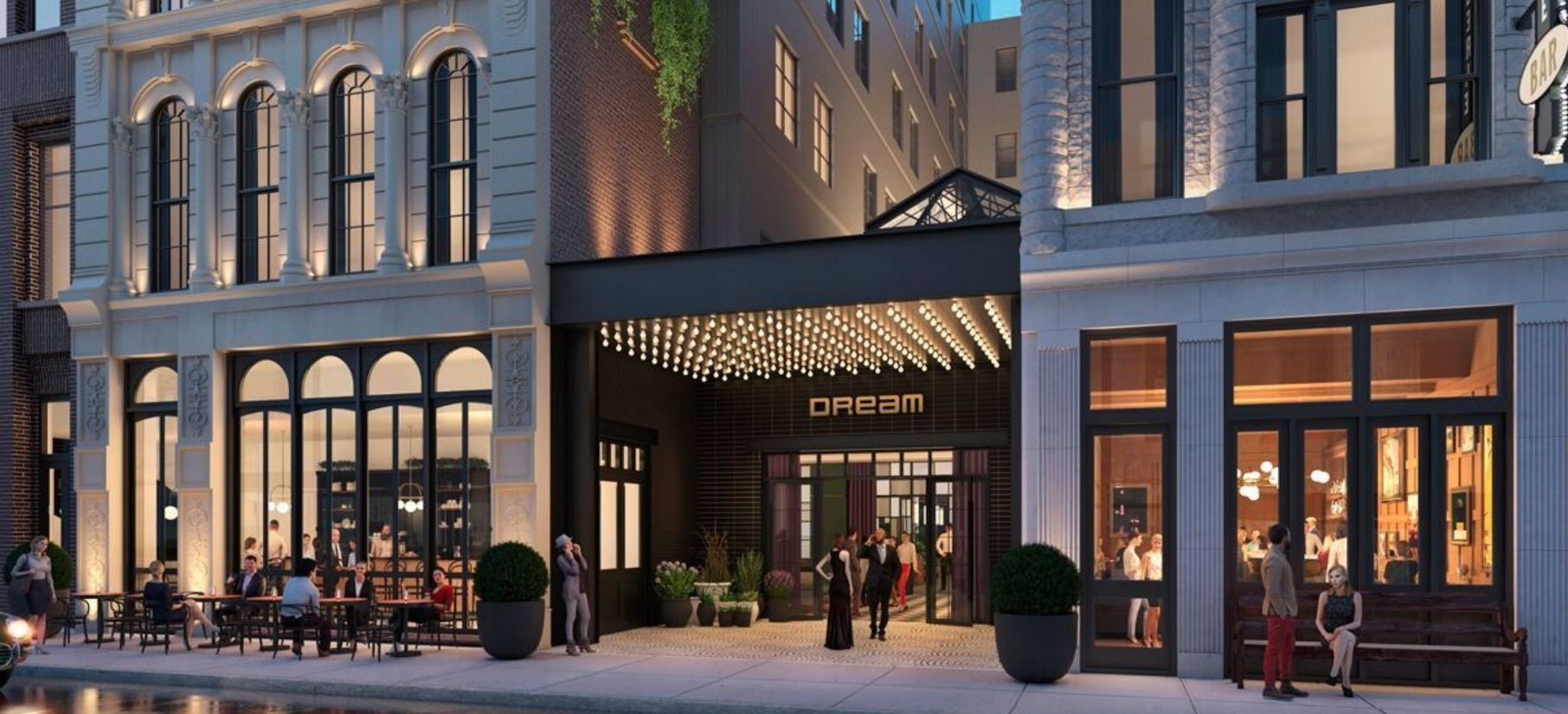 Dream Hotel Group appointed six hospitality executives to lead Dream Nashville its first location in Tennessee which is exp