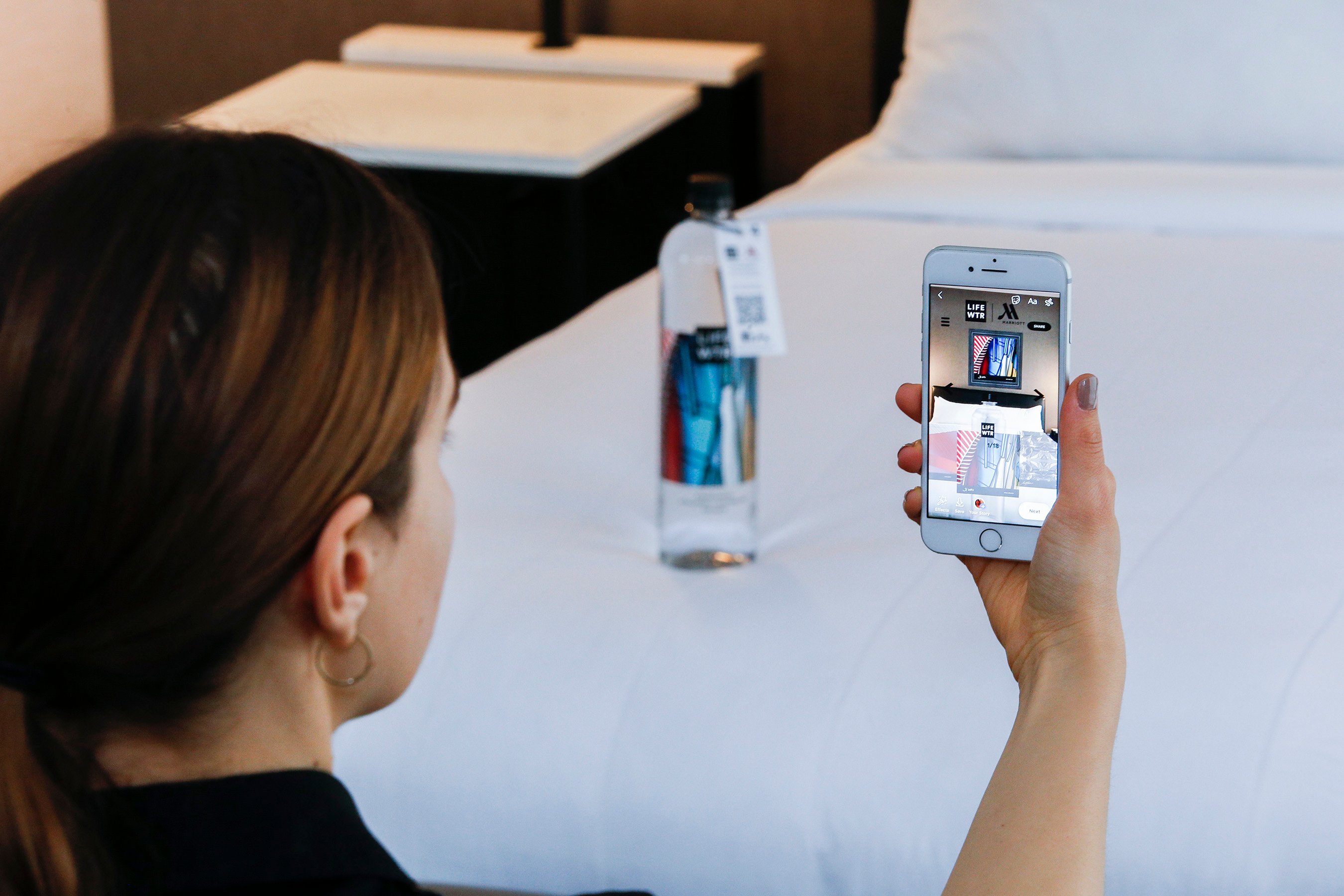 Marriott LIFEWTR join forces for augmented reality art experience