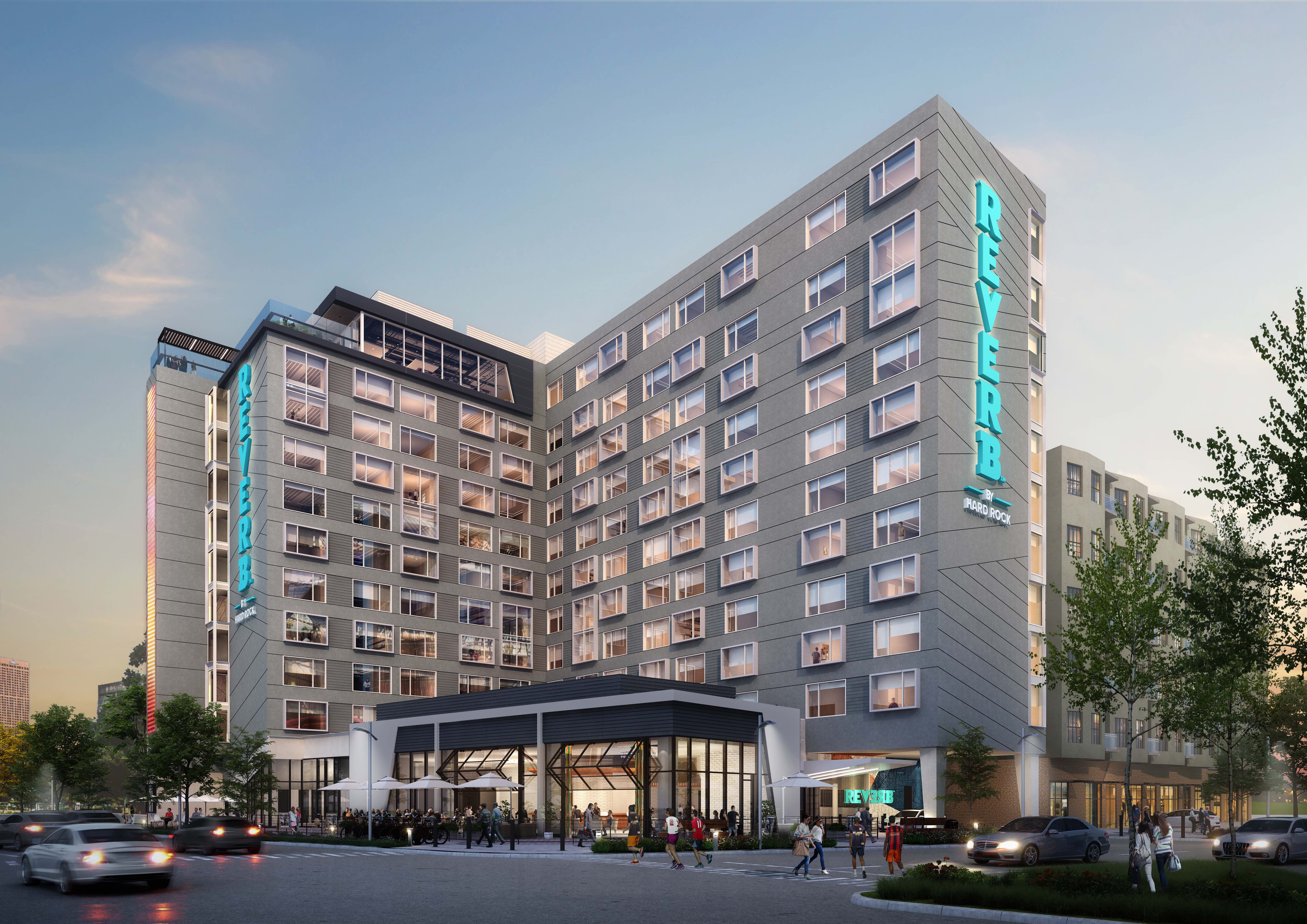 Reverb is anan upscale limited-service brand by Hard Rock Hotels and the proposed Atlanta property will be located adjace