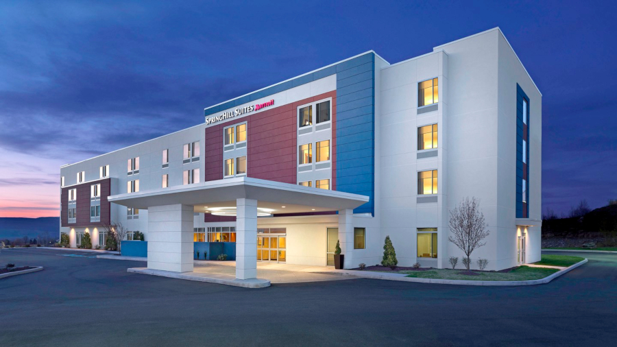 A rendering of SpringHill Suites by Marriott East Lansing University Area