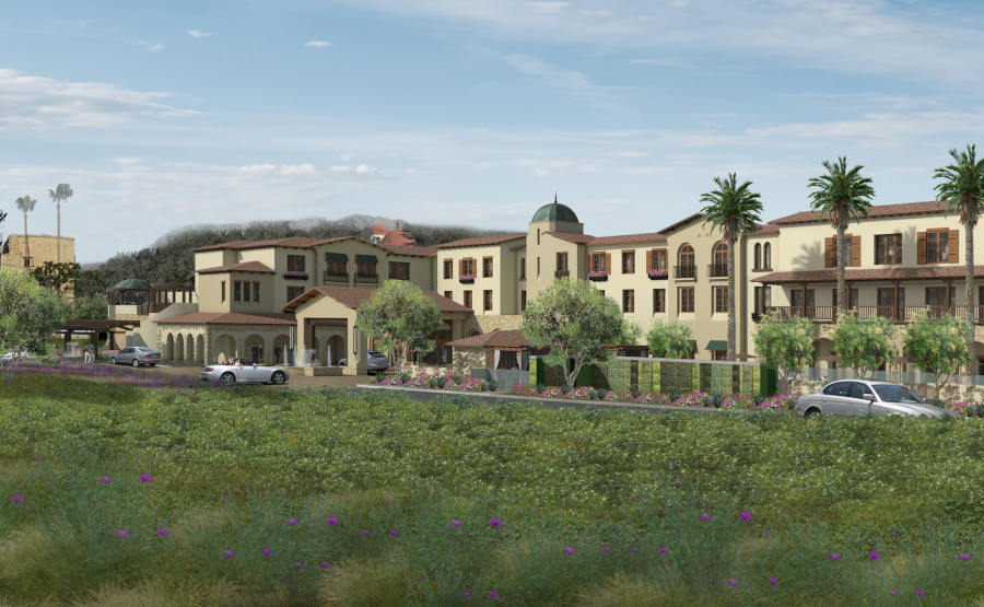 A rendering of The Inn at The Mission a Marriott Autograph Collection Hotel