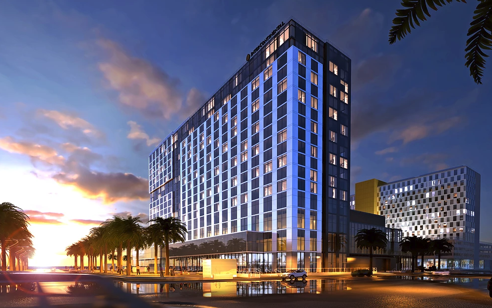 The 400-room hotel overlooks the San Diego bayfront and is owned by Portman Holdings and managed by IHG