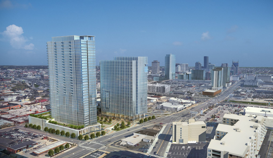 Rendering of the Broadwest project