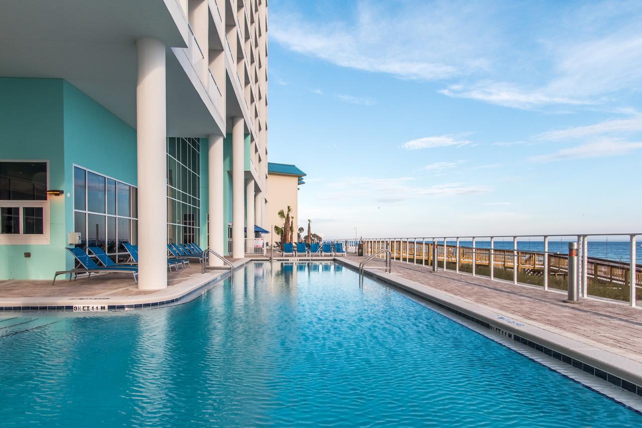 The beachfront pool at Hampton Inn  Suites Panama City Beach 
