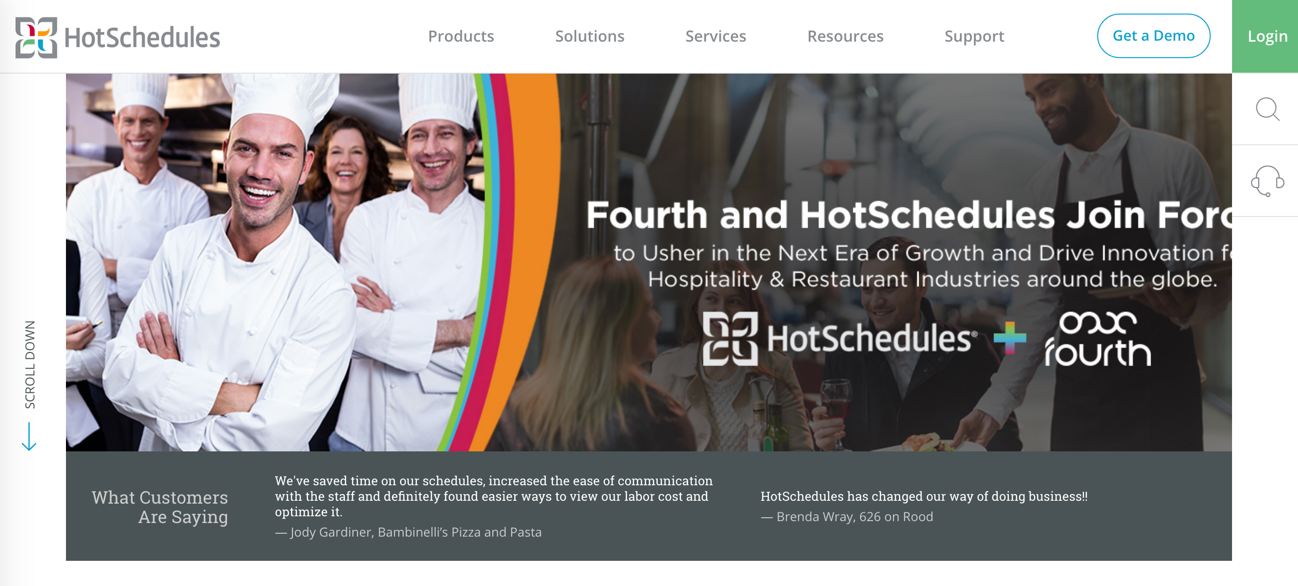 HotSchedules Fourth join forces