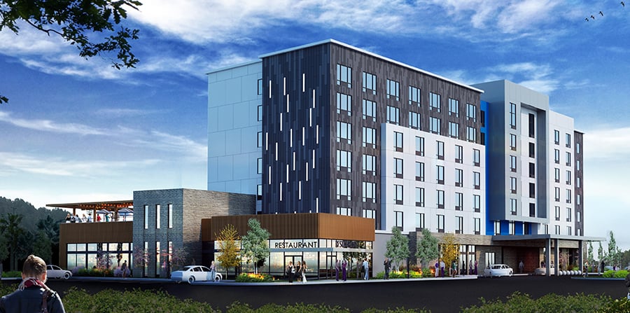 LakePoint Sports hotel rendering