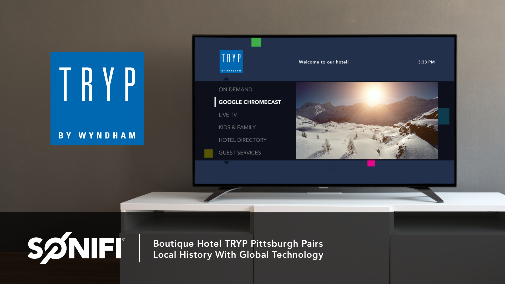 Boutique Pittsburgh hotel upgrades TV platform