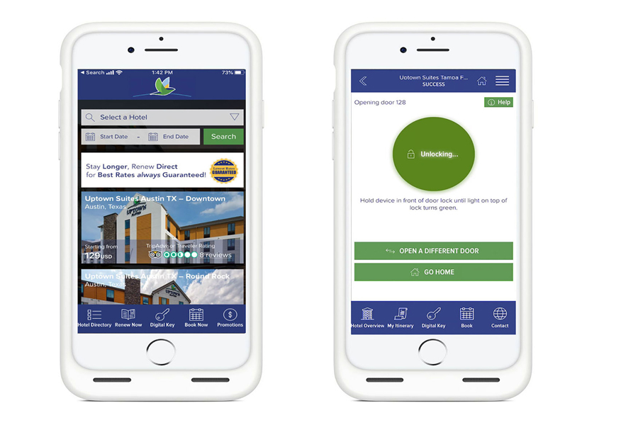 Uptown Suites adopts interactive mobile app
