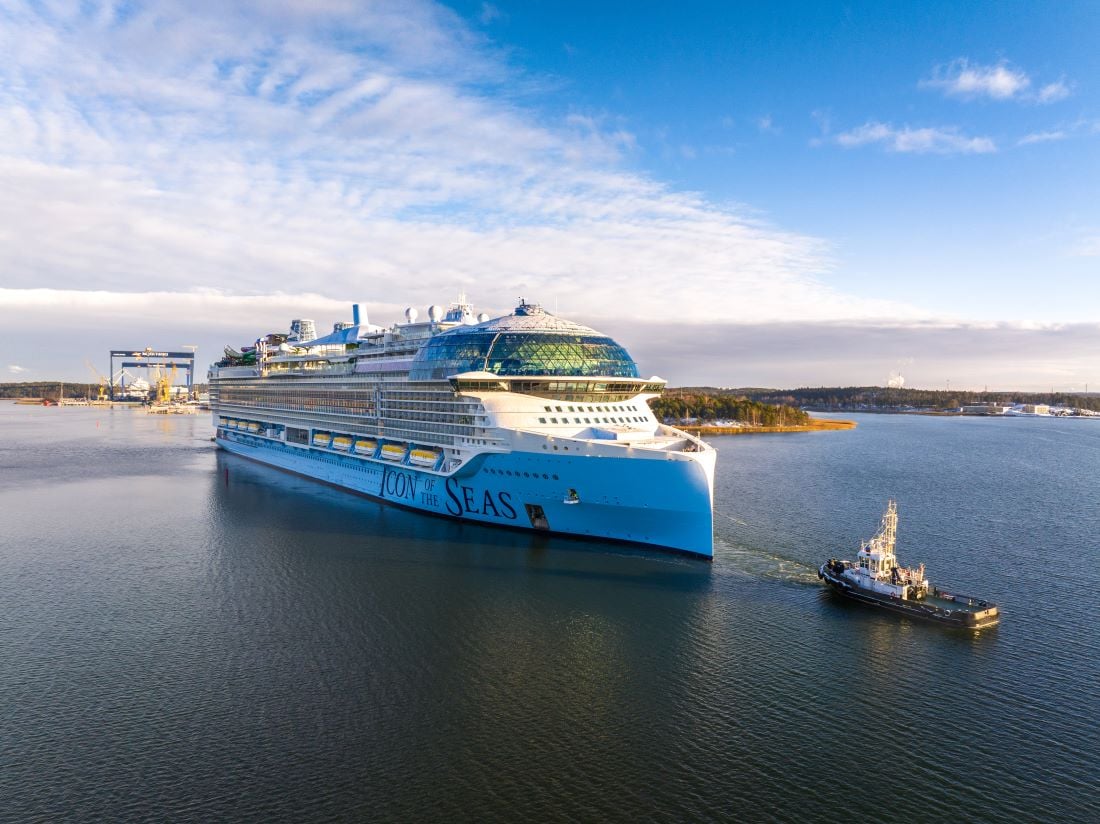 Icon of the Seas is delivered to Royal Caribbean International
