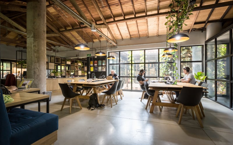 Coworking space at Selina Medellin