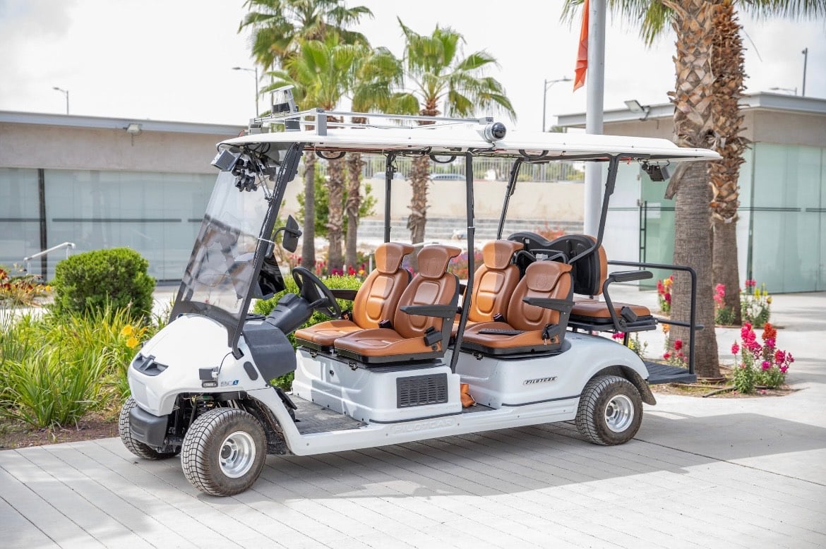 Autonomous golf cart