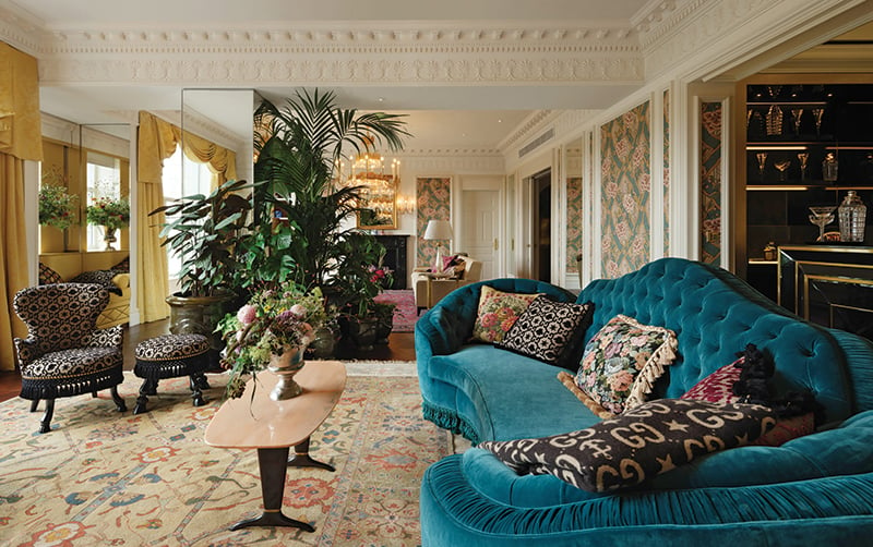 The Royal Suite by Gucci at the Savoy 