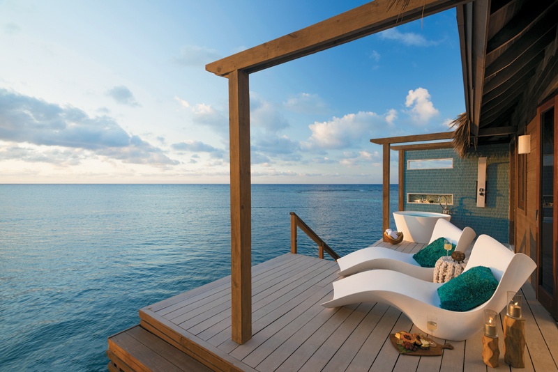 Sandals South Coast Over Water Bungalow Deck