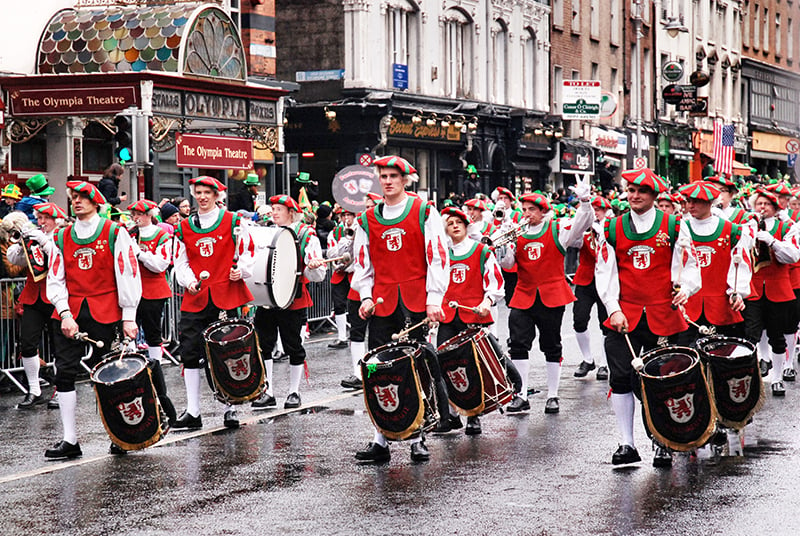 St Patricks Day Parade Dublin Ireland 