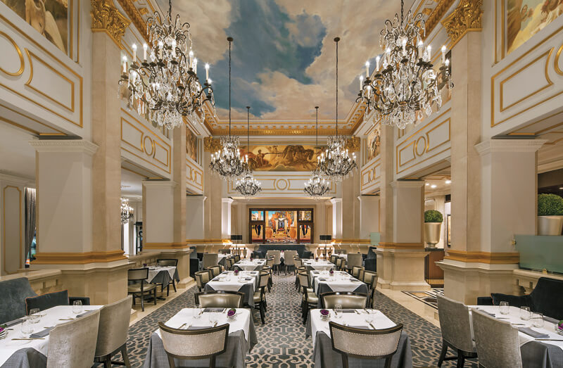 The St Regis New Yorks Astor Court serves international cuisine 