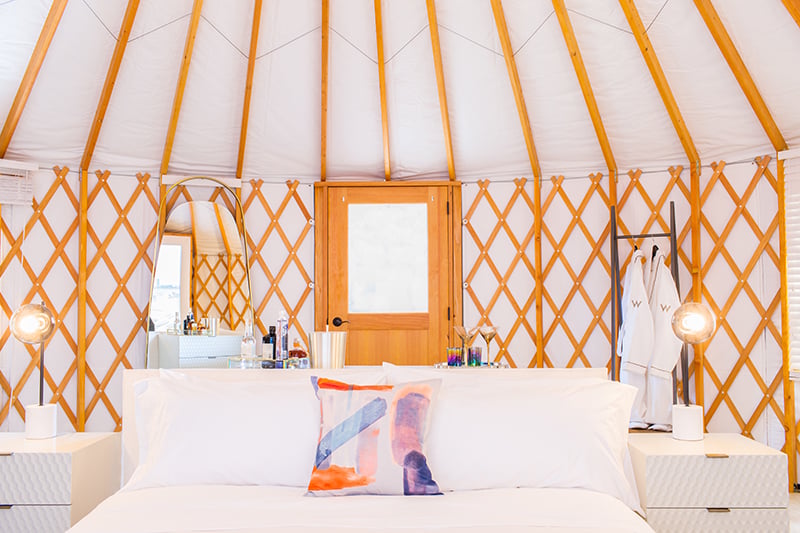 W Yurt for Coachella
