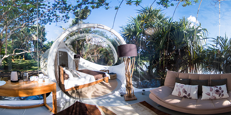 Off the Map Travel Bubble Hotel